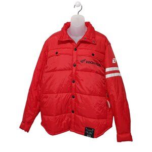 Honda Official Pusher Lightweight Jacket Red Women's Size L NEW